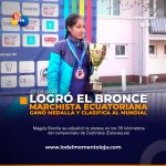 Ecuatoriana logra Bronce en competencia internacional