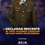 Tnte. Alfonso Camacho declarado inocente