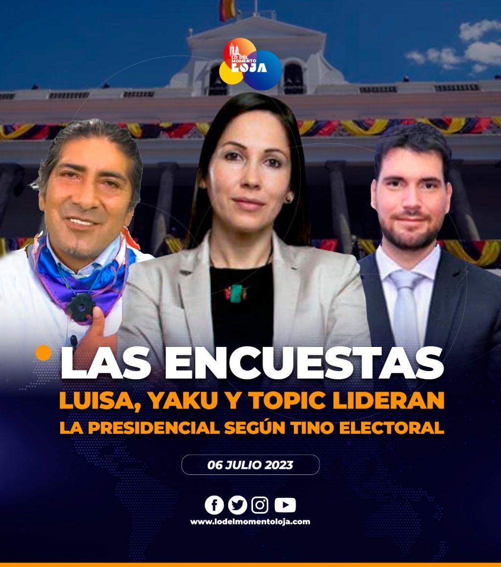 Encuestas presidenciales según consultora Tino Electoral