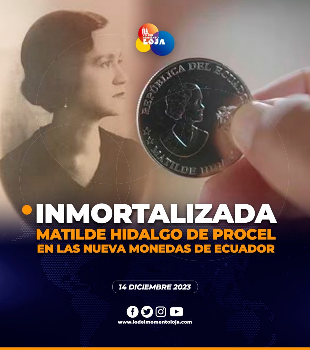 Venus Roldos Rostros lojanos en las nuevas monedas del Ecuador