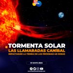 Tormenta solar afectará a la Tierra