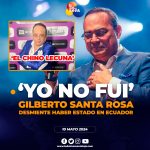 Gilberto Santa Rosa desmiente haber sido participe de fiesta en Ecuador
