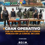 Gran operativo en cárcel de Loja