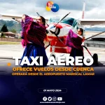 Cuenca Airlines presentó su taxi aéreo