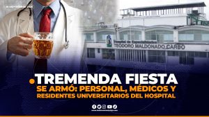 IESS desvincula a médicos tras la fiesta con internos en el hospital Teodoro Maldonado.