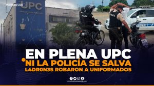 Presuntos antisociales r0b4r0n a un agente policial en una UPC