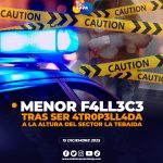Menor fallece tras ser atropellada en Loja