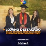 EL PROFE OMAR OBTIENE MAESTRÍA EN PSICOPEDAGOGÍA CON PROYECCIÓN INTERNACIONAL