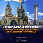 Loja celebra 477 años de Fundación