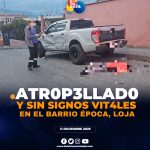 Ciudadano fue atropellado y abandonado en Època