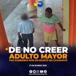 Adulto mayor fue agredido por un sujeto, sin motivo alguno en Catamayo.