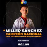 Lojano se consagra campeón de taekwondo en categoría Welter / Junior