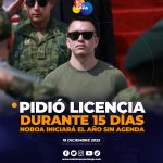 Daniel Noboa pidió licencia para Enero 2026