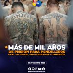 Pandilleros son condenados a más de mil a{os de prisión.