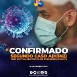 MSP confirma segundo caso de A(H3N2) en Ecuador.