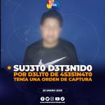 Sujeto con boleta de captura fue detenido en Catamayo.
