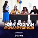 MJRV podrán cobrar sus comisiones económicas hasta 02 de febrero 2026