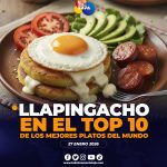 Llapingacho ecuatoriano, en el top 10 de los mejores platos del mundo elaborados con papa.