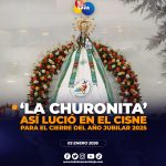 Así lució ‘La Churonita’ en el cierre del Año Jubilar.