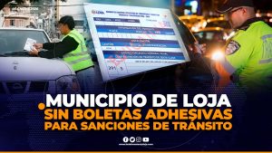 El Municipio de Loja se queda sin boletas adhesivas para sancionar a infractores de tránsito.