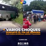 Varios 4cc1d3nt3s de tránsito dejan daños materiales, h3r1d0s y f4ll3cid0s en Loja.