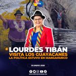 Prefecta de Cotopaxi, visitó Mangahurco y el florecimiento de Guayacanes.