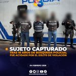 Sujeto fue detenido por violación a menor de edad en Cayambe.