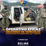 Operativo militar deja gran incautación en Macará