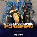 Decomisan canecas con diésel y cilindros de glp en Macará