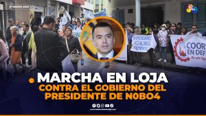 Organizaciones sociales salieron en una marcha pacífica en contra del Gobierno