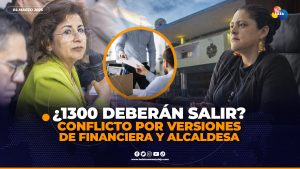 Mientras Finanzas habla de 1.300 posibles desvinculaciones, la alcaldesa dice lo contrario