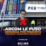 ARCOM denuncia a exfuncionario por presunta 3xt0rsión a mineros en Zamora Chinchipe.