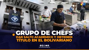 El Instituto Universitario Bolivariano impulsa programa para chef con experiencia.