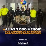 Alias ‘Lobo Menor’ fue capturado en México.