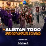 Diócesis de Loja, alista agenda para la Semana Santa.
