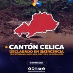 Cantón Celica declarado en estado de 3m3rg3nc14