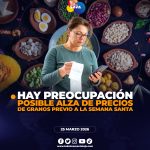 Preocupación po raumento de precios en productos esenciales para Semana Santa.