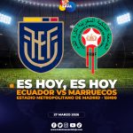 Ecuador vs Marruecos se enfrentan en un amistoso internacional