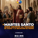 Martes Santo, el tercer día de la Semana Santa.