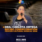 Dra. Carlota Ortega, reconocida por la revista Turistica Comercial Loja en mi País edición 2026