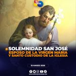 Iglesia Católica celebra la Solemnidad de San José.