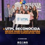 UTPL fue reconocida como mejor marca empleadora en Educación Superior del País.