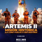 La NASA vuelve a la Luna con la histórica misión Artemis II.