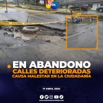 Vías colapsadas y alcantarillas levantadas preocupan en Loja.
