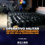 Operativo en Calvas deja detenidos por presunto contrabando de gas en la frontera sur.