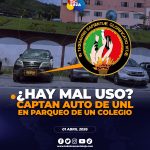 Denuncian presunto uso indebido de vehículo oficial de la UNL para fines personales