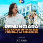 La prefecta Marcela Aguiñaga renunciará en mayo y no irá a la reelección