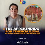 Allanamiento en Macará: detienen a ciudadano por presunto tráfico de armas y municiones