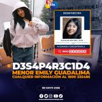 Familiares piden ayuda para encontrar a Emily Sofía Guadalima