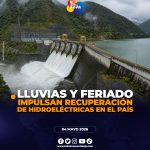 Lluvias y baja demanda impulsan recuperación hidroeléctrica en Ecuador.